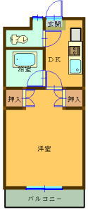 物件No. 608 の間取り図