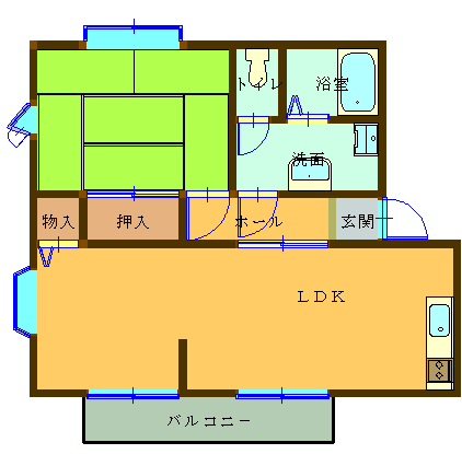 物件No. 632 の間取り図